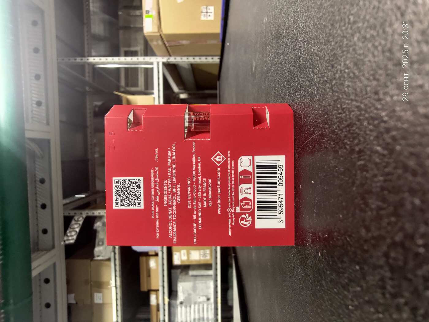 ПРОБНИК AMG Red Thrill 1,5ML